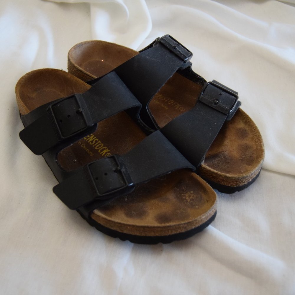 Birkenstock black 2 strap